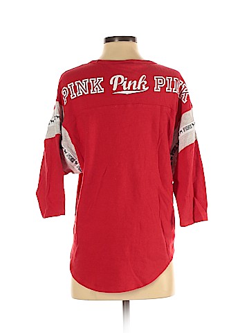 Victoria's Secret Pink 3/4 Sleeve T-Shirt (view 2)