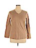 Isaac Mizrahi LIVE! Tan Long Sleeve T-Shirt Size XL - photo 1