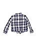 Crewcuts 100% Cotton Plaid Blue Long Sleeve Button-Down Shirt Size 6/7 - photo 2