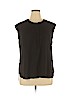 Apt. 9 100% Polyester Black Sleeveless Blouse Size XL - photo 1