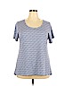 Lularoe Blue Short Sleeve Top Size 2X - photo 1