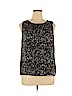Apt. 9 100% Polyester Black Sleeveless Blouse Size XL - photo 1