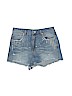 Topshop 100% Cotton Blue Denim Shorts Size 28 waist - photo 1