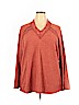 Suzanne Betro Pink Long Sleeve Top Size 2X - photo 1