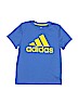 Adidas 100% Polyester Blue Active T-Shirt Size 8 - photo 1