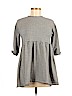 Zara Black Short Sleeve Blouse Size 9 - photo 1