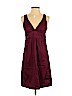 Sunhee Moon 100% Cotton Burgundy Casual Dress Size XS - photo 1