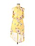 Maurices 100% Polyester Yellow Casual Dress Size 16 (1) - photo 2