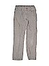 Lands' End 100% Cotton Solid Gray Cords Size 8 - photo 1