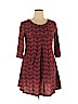 Assorted Brands Red Casual Dress Size 1X - photo 1