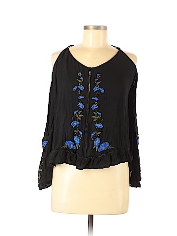 American Eagle Outfitters Long Sleeve Blouse (view 1)