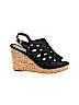Pierre Dumas Black Wedges Size 10 - photo 1