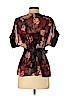 Daisy Fuentes Brown Short Sleeve Blouse Size M (petite) - photo 2