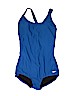 Speedo Blue One Piece Swimsuit Size 14 - photo 1