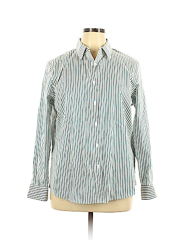 Jones New York Signature Long Sleeve Button-Down Shirt (view 1)