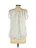 Tendenze 100% Silk White Short Sleeve Silk Top Size L - photo 2
