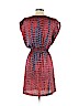 Aqua 100% Polyester Red Casual Dress Size S - photo 2