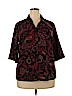 Catherines Black 3/4 Sleeve Blouse Size 14 - 16 - photo 1