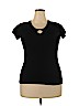 Merona Black Short Sleeve Top Size XL - photo 1