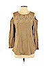 Soft Surroundings 100% Cotton Tan Sleeveless Top Size M (petite) - photo 1