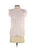 Topshop 100% Polyester Pink Sleeveless Blouse Size 4 - photo 1