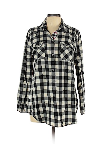 American Eagle Outfitters Long Sleeve Button-Down Shirt (view 1)