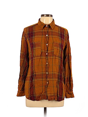 Mossimo Supply Co. Long Sleeve Button-Down Shirt (view 1)
