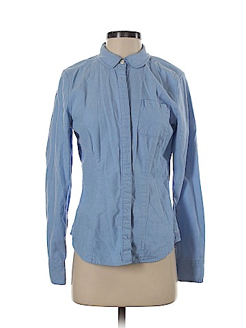 American Eagle Outfitters Long Sleeve Button-Down Shirt (view 1)