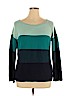 New York & Company 100% Acrylic Blue Pullover Sweater Size XL - photo 1