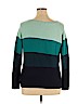New York & Company 100% Acrylic Blue Pullover Sweater Size XL - photo 2