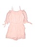 Amy Byer Solid Pink Romper Size 14 - photo 1