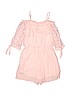 Amy Byer Solid Pink Romper Size 14 - photo 2
