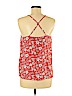 Hollister 100% Polyester Orange Sleeveless Blouse Size M - photo 2