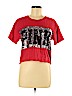 Victoria's Secret Pink 100% Cotton Red Short Sleeve T-Shirt Size M - photo 1