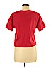 Victoria's Secret Pink 100% Cotton Red Short Sleeve T-Shirt Size M - photo 2