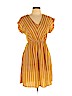 Monteau 100% Polyester Gold Casual Dress Size L - photo 1