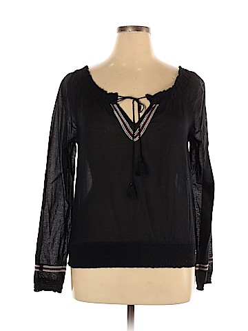 Miley Cyrus & Max Azria Long Sleeve Top (view 1)