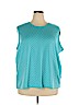 Blair Blue Sleeveless T-Shirt Size 2X - photo 1