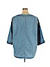 Martha Stewart Blue 3/4 Sleeve Blouse Size XXL - photo 2