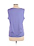 Coldwater Creek 100% Supima Cotton Purple Sleeveless T-Shirt Size L (petite) - photo 2
