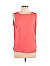 Coldwater Creek 100% Supima Cotton Pink Sleeveless T-Shirt Size L (petite) - photo 1