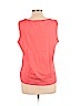 Coldwater Creek 100% Supima Cotton Pink Sleeveless T-Shirt Size L (petite) - photo 2