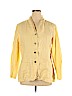 J.jill 100% Linen Yellow Jacket Size XL - photo 1
