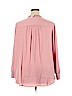 Ann Taylor LOFT 100% Polyester Pink Long Sleeve Blouse Size 20 - photo 2