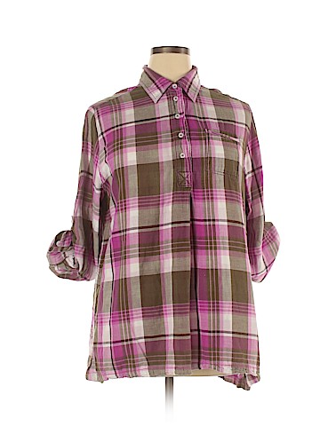 Lane Bryant Long Sleeve Button-Down Shirt (view 1)