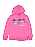 Justice Pink Zip Up Hoodie Size 8 - 10 - photo 1