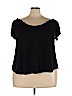 Extra Touch Black Short Sleeve Blouse Size 3X - photo 1