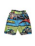 Justice League 100% Polyester Blue Board Shorts Size 7 - photo 1