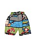 Justice League 100% Polyester Blue Board Shorts Size 7 - photo 2