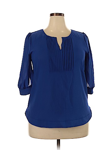 41Hawthorn 3/4 Sleeve Blouse (view 1)